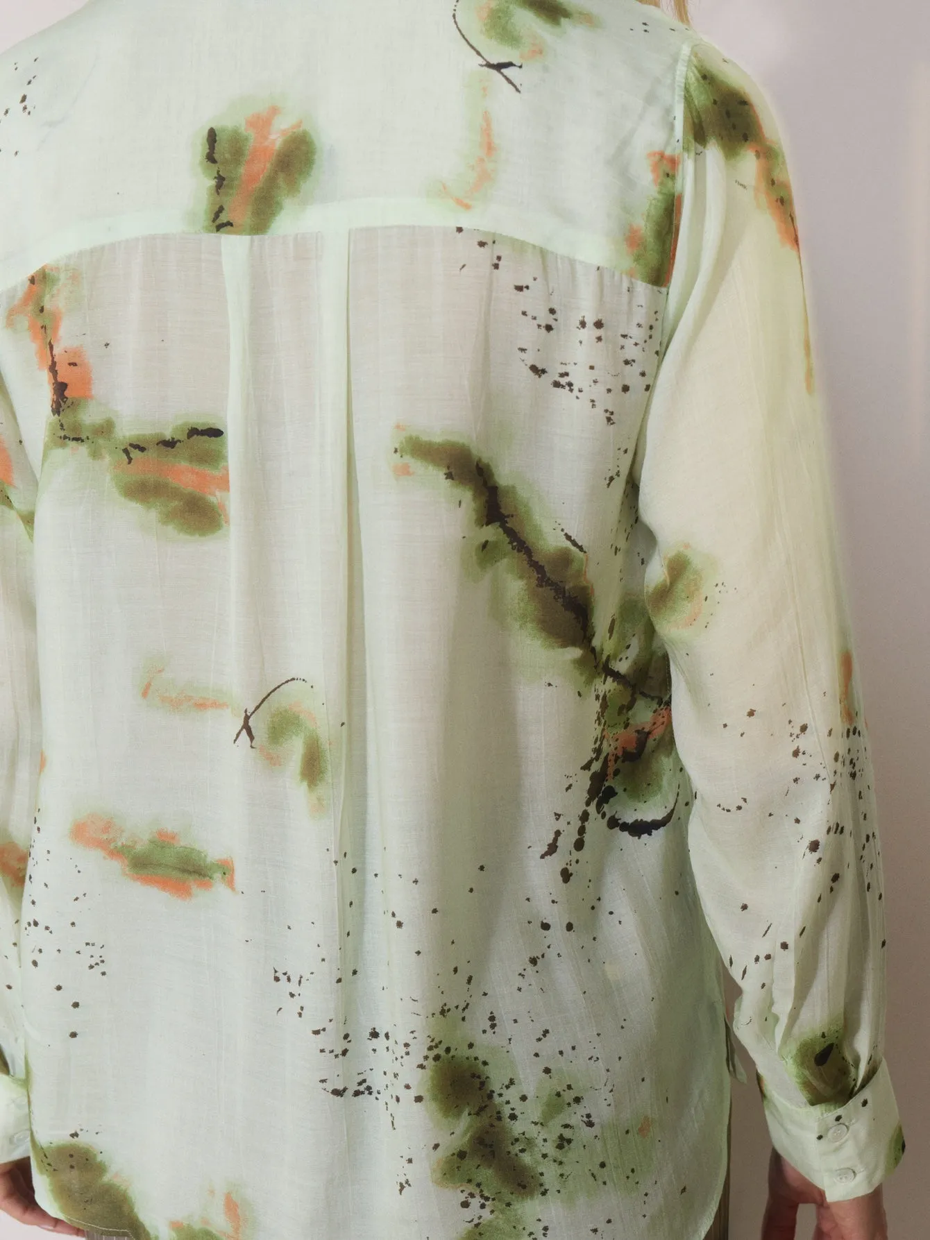 MOS MOSH Taylor Blury Button Up Shirt, SEACREST GREEN