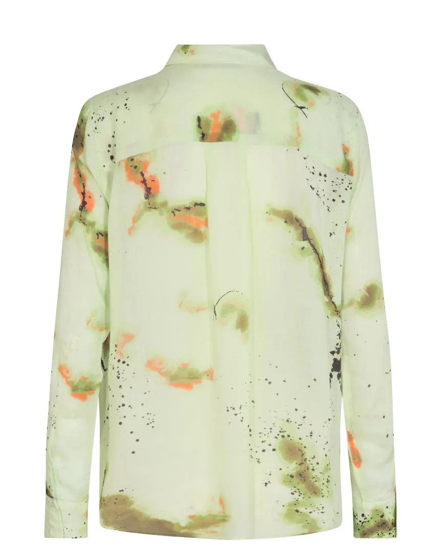 MOS MOSH Taylor Blury Button Up Shirt, SEACREST GREEN