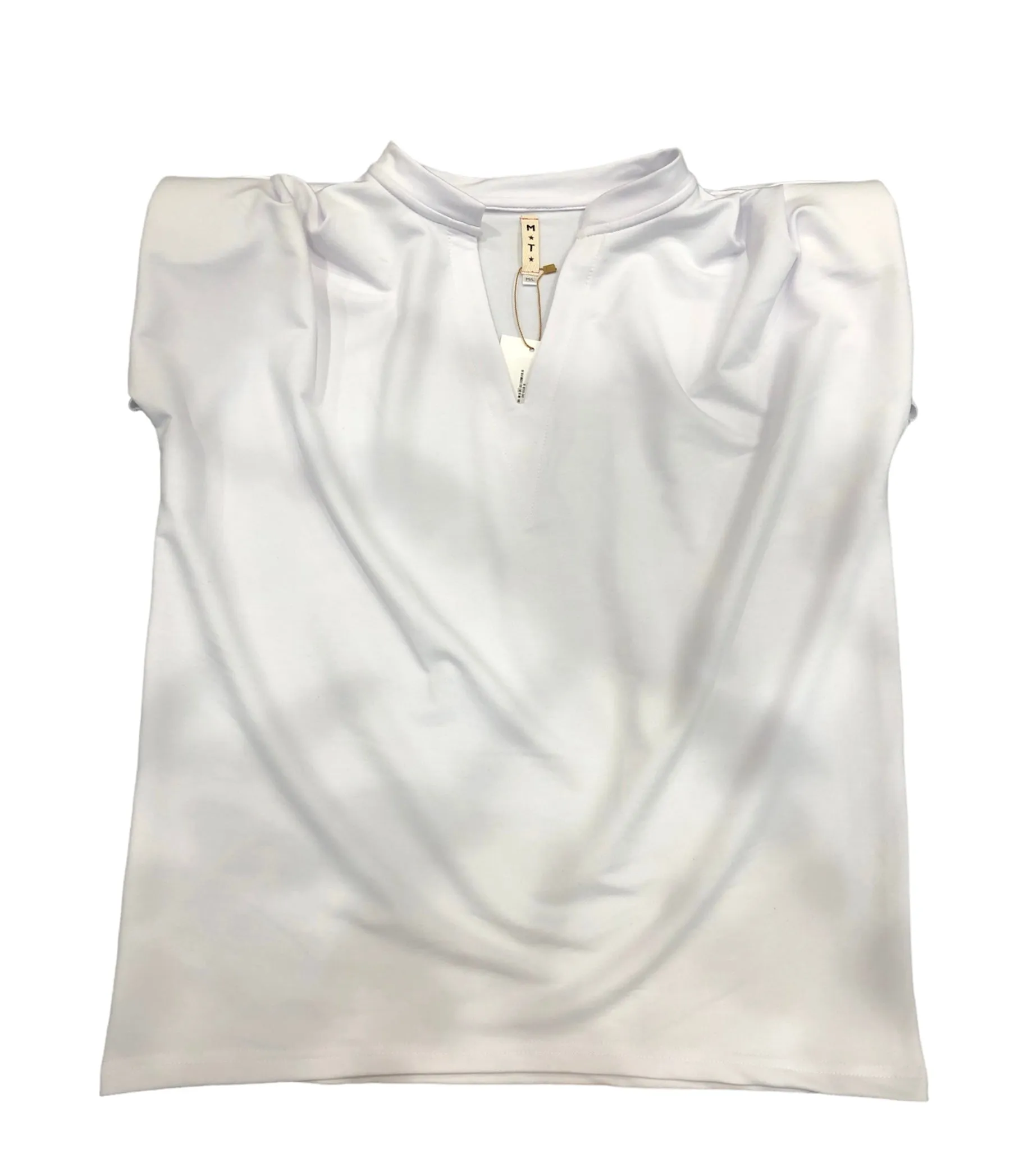 MT V-Neck Shoulder Pad Top