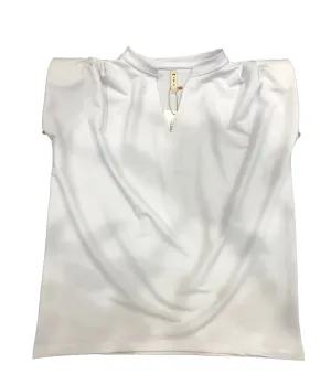 MT V-Neck Shoulder Pad Top