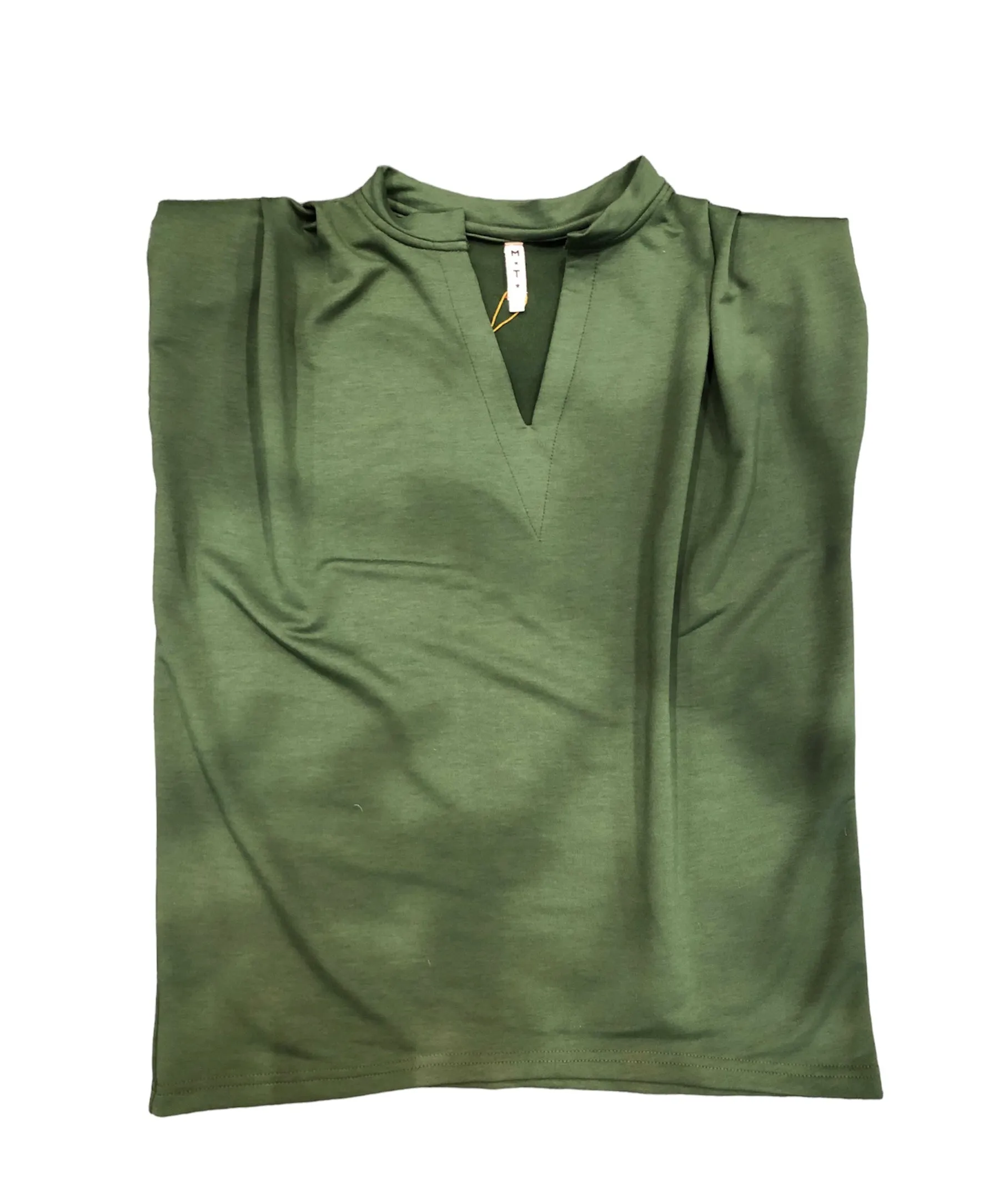 MT V-Neck Shoulder Pad Top