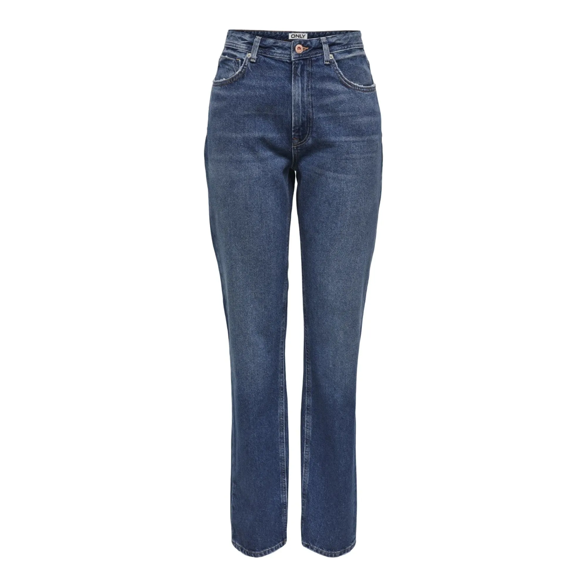 ONLY Onljaci Mid Waist Straight Fit Jeans