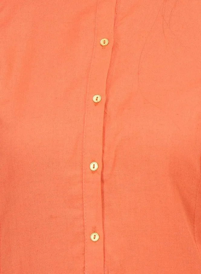 Orange 3/4 Sleeve kurta