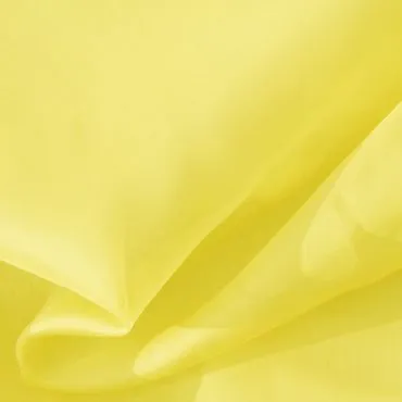 pale yellow silk chiffon fabric 44&quot;