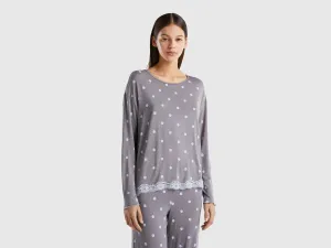 PATTERNED TROUSERS IN STRETCH VISCOSE