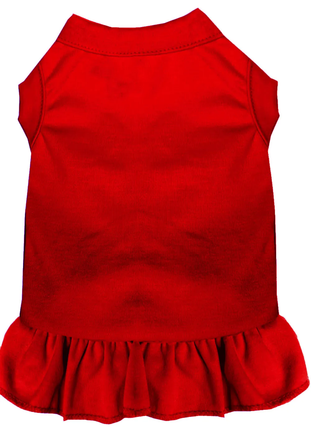 Plain Pet Dress Red Xxxl