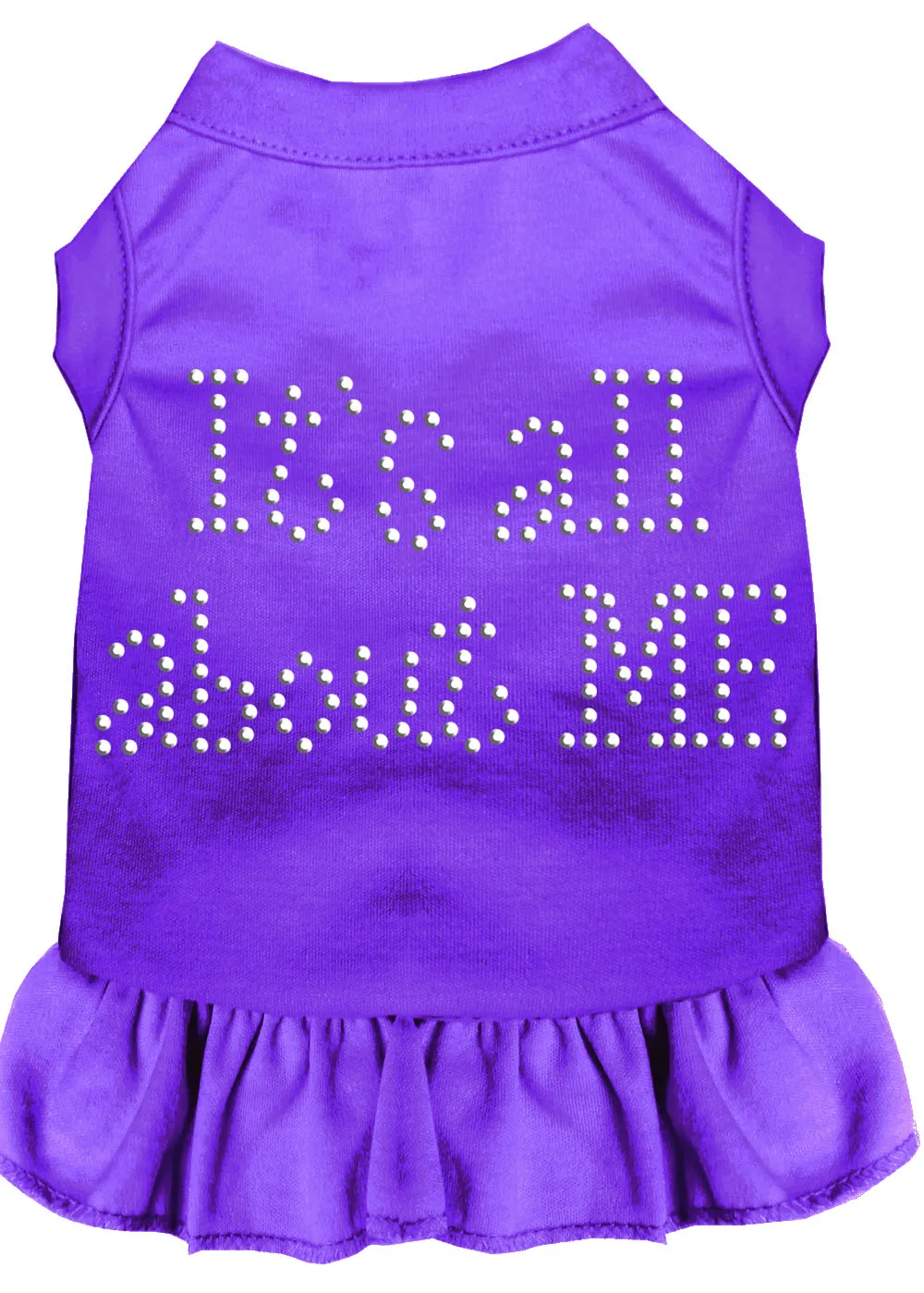 Rhinestone All About Me Dress Purple Med