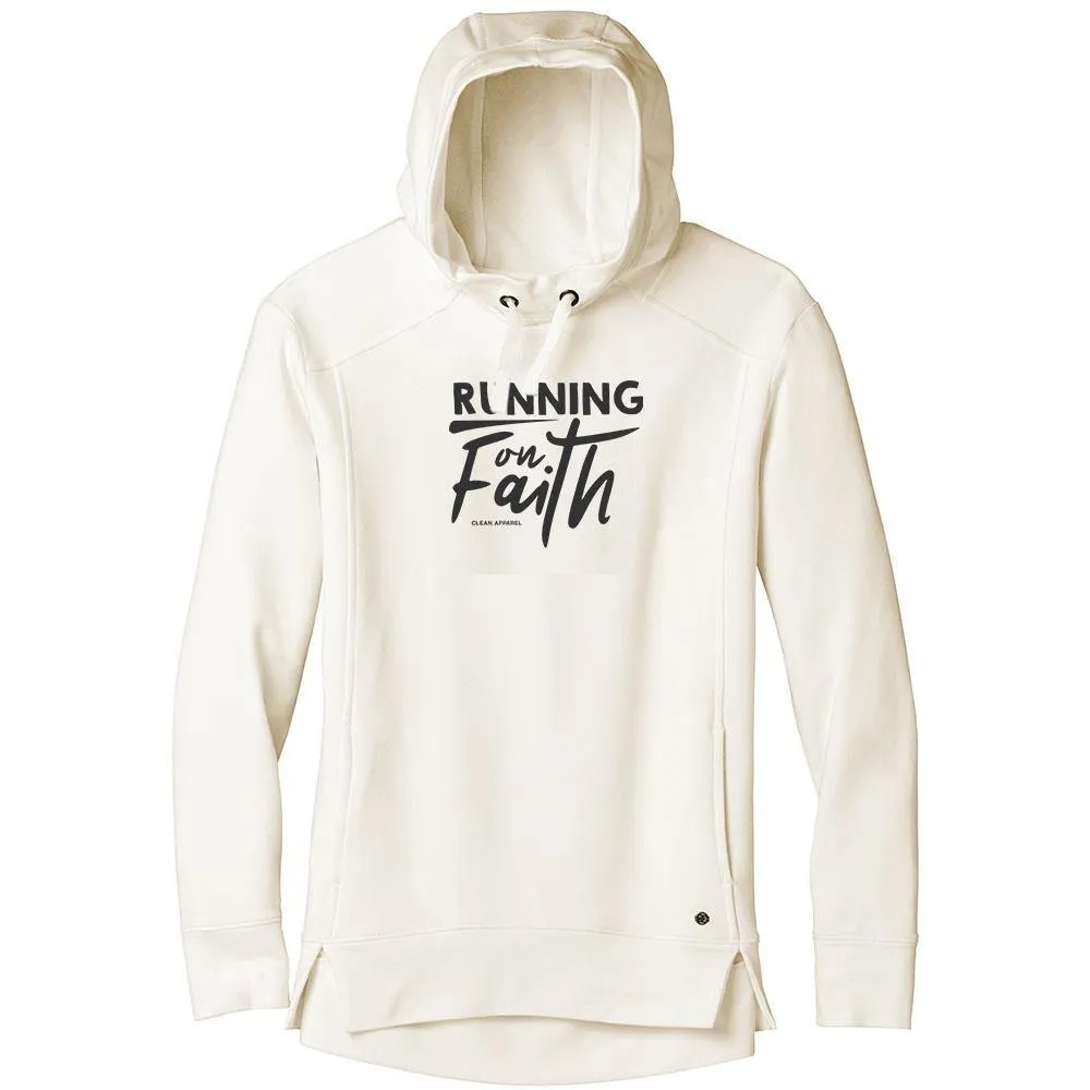 Running on Faith Ladies Athletic Hoodies