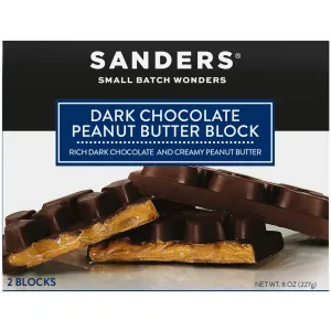 Sanders Dark Chocolate Peanut Butter Block