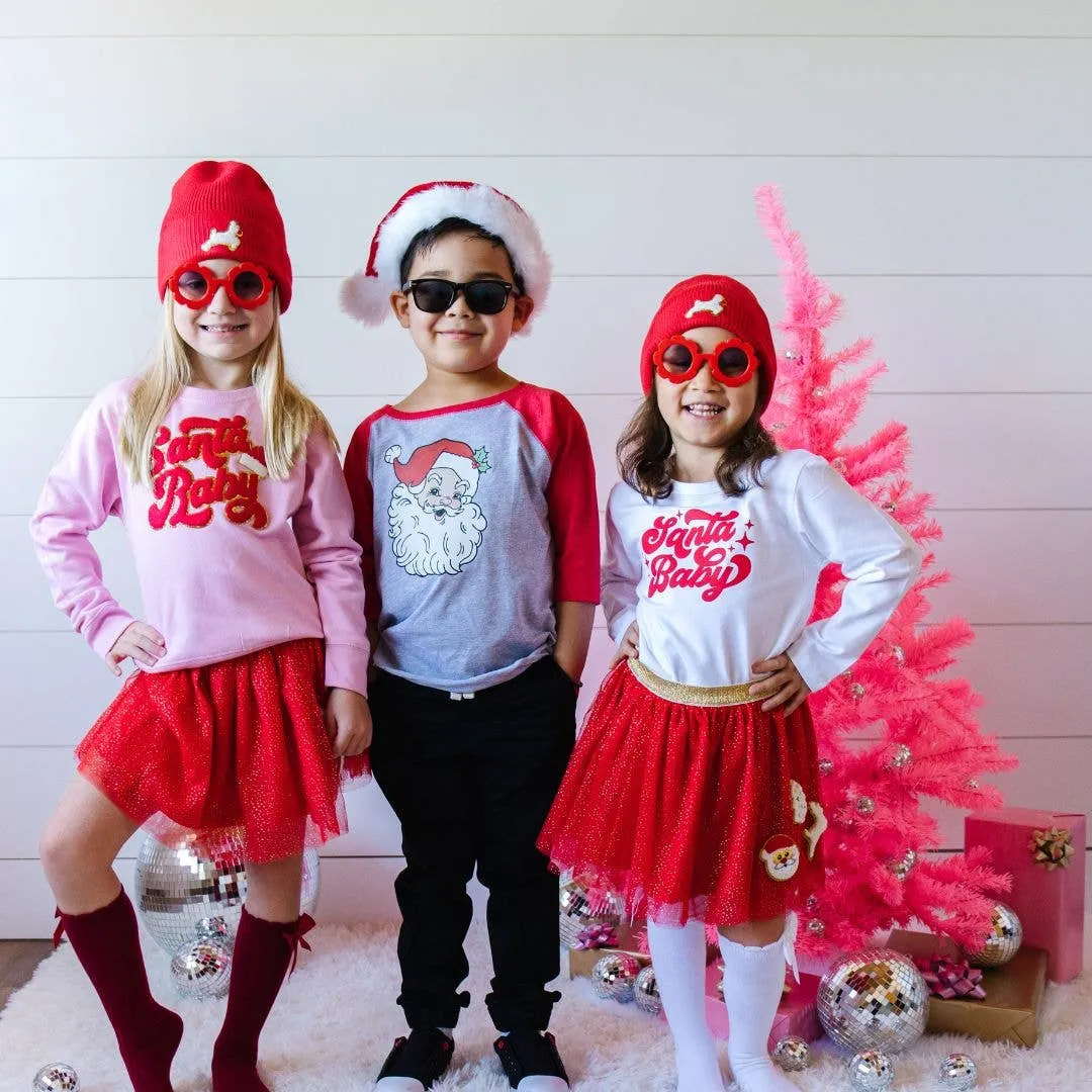 Santa Baby Patch Christmas Sweatshirt