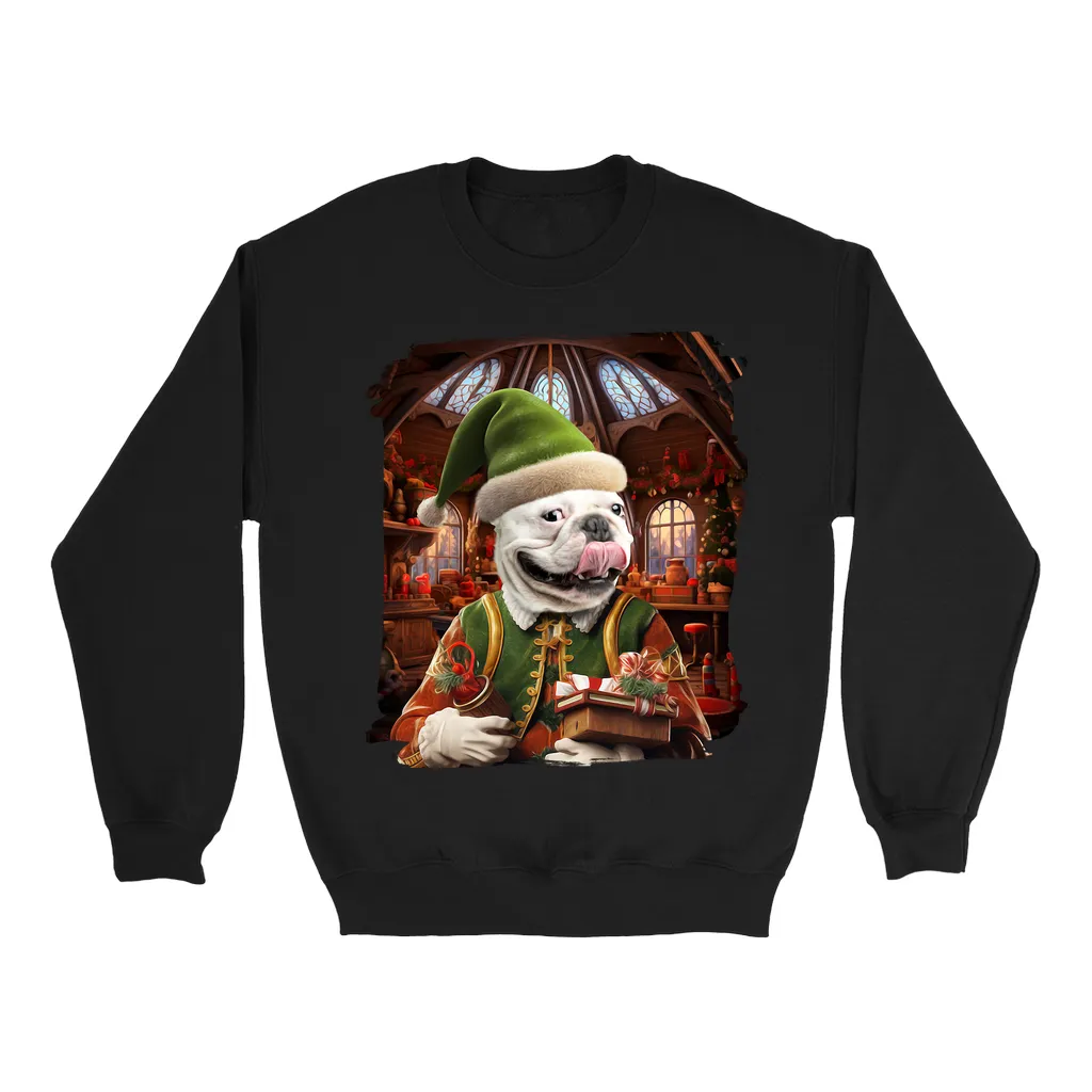 SANTA'S LITTLE HELPER 2 - Custom Pet Portrait Epic Sweatshirt