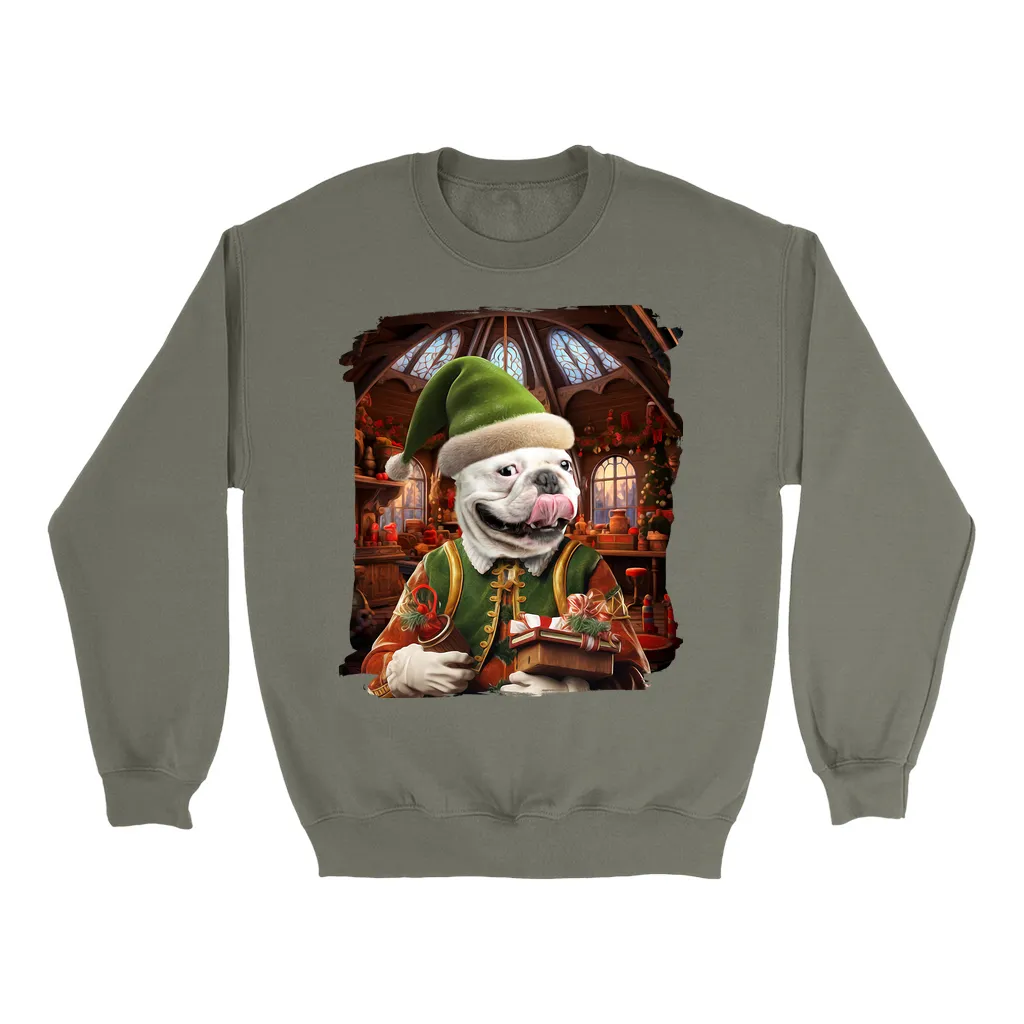 SANTA'S LITTLE HELPER 2 - Custom Pet Portrait Epic Sweatshirt