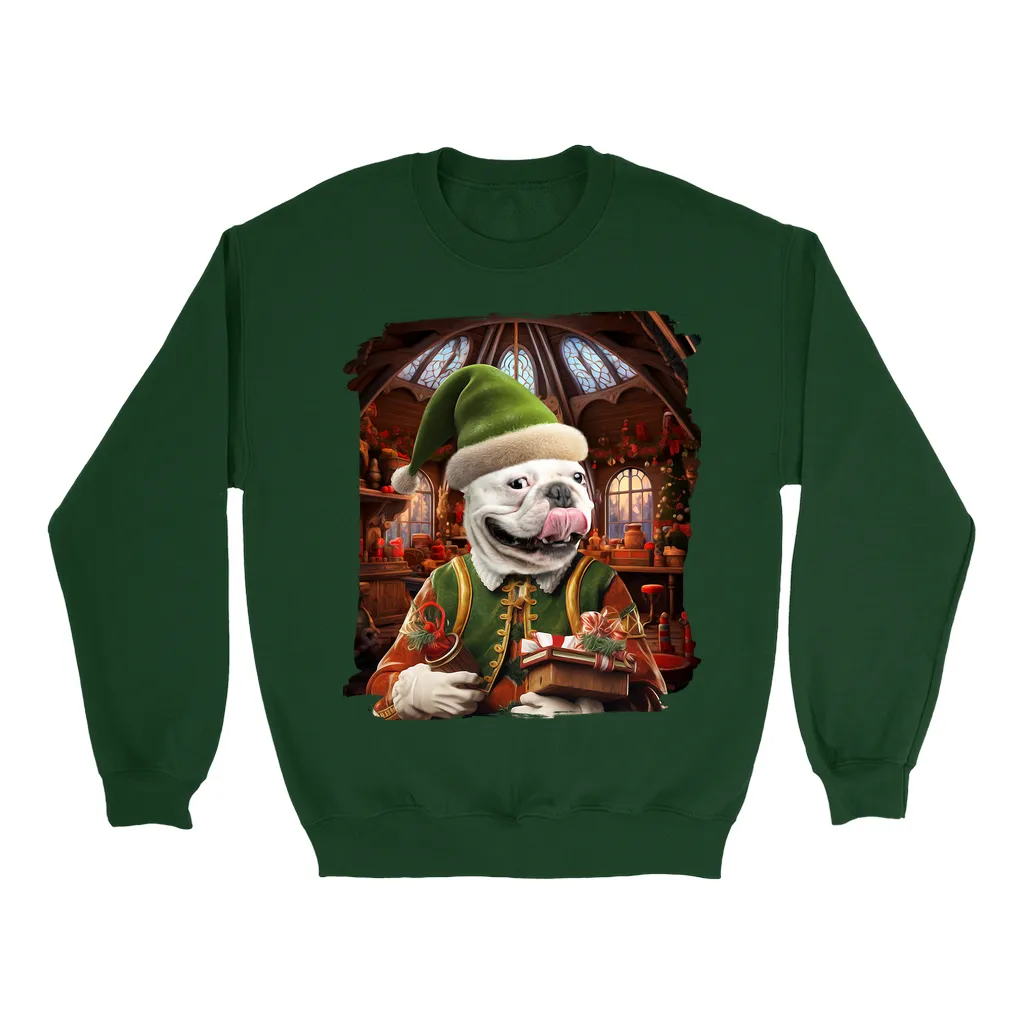 SANTA'S LITTLE HELPER 2 - Custom Pet Portrait Epic Sweatshirt