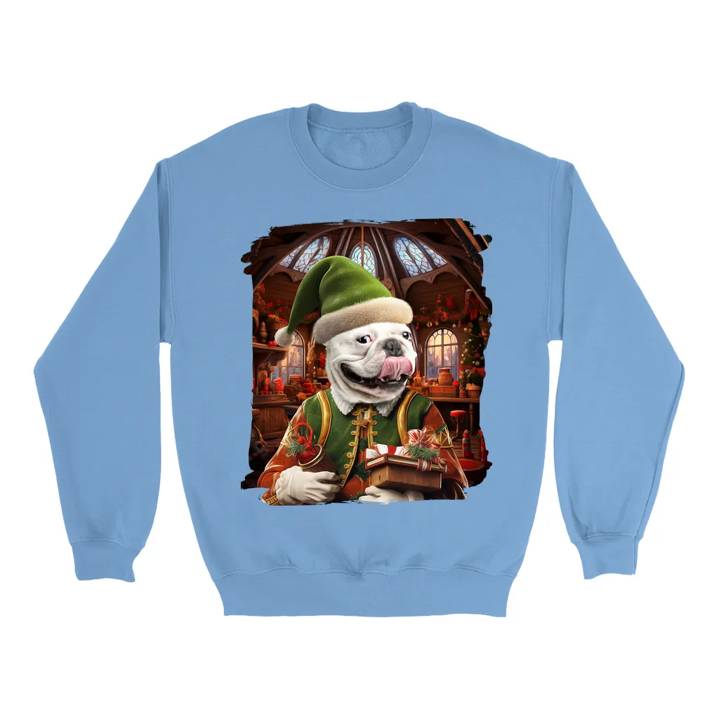 SANTA'S LITTLE HELPER 2 - Custom Pet Portrait Epic Sweatshirt