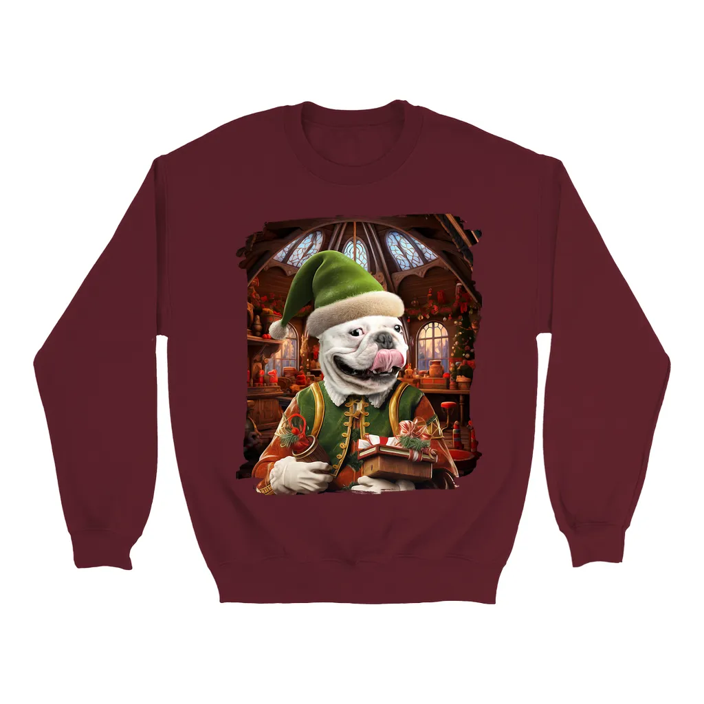 SANTA'S LITTLE HELPER 2 - Custom Pet Portrait Epic Sweatshirt
