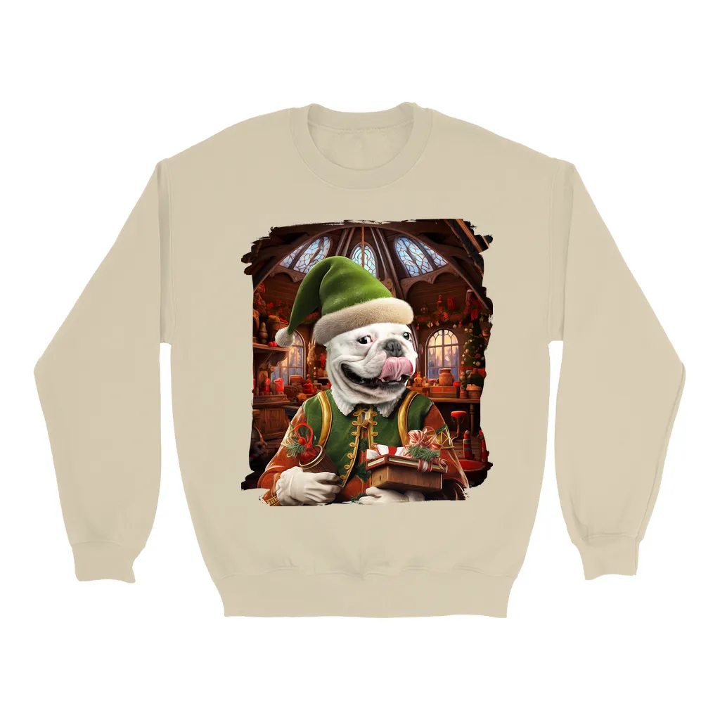 SANTA'S LITTLE HELPER 2 - Custom Pet Portrait Epic Sweatshirt