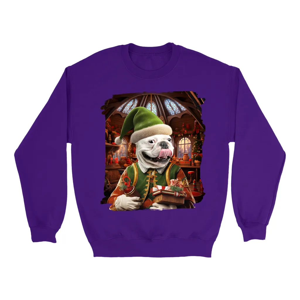 SANTA'S LITTLE HELPER 2 - Custom Pet Portrait Epic Sweatshirt