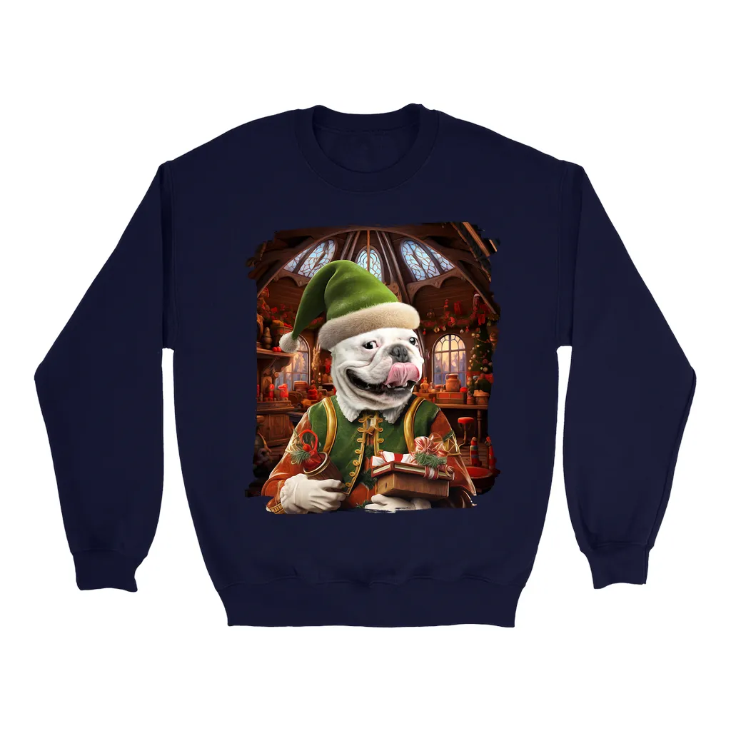 SANTA'S LITTLE HELPER 2 - Custom Pet Portrait Epic Sweatshirt