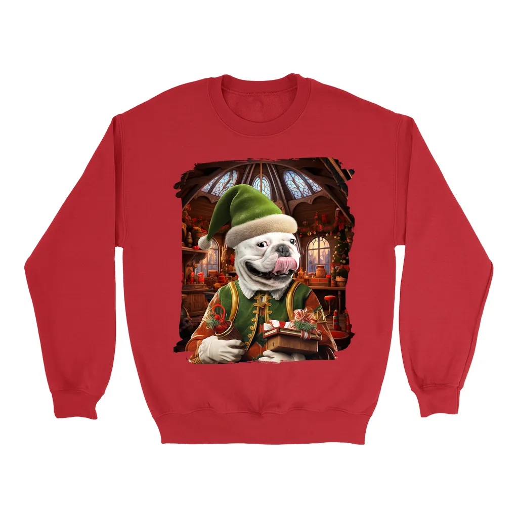 SANTA'S LITTLE HELPER 2 - Custom Pet Portrait Epic Sweatshirt