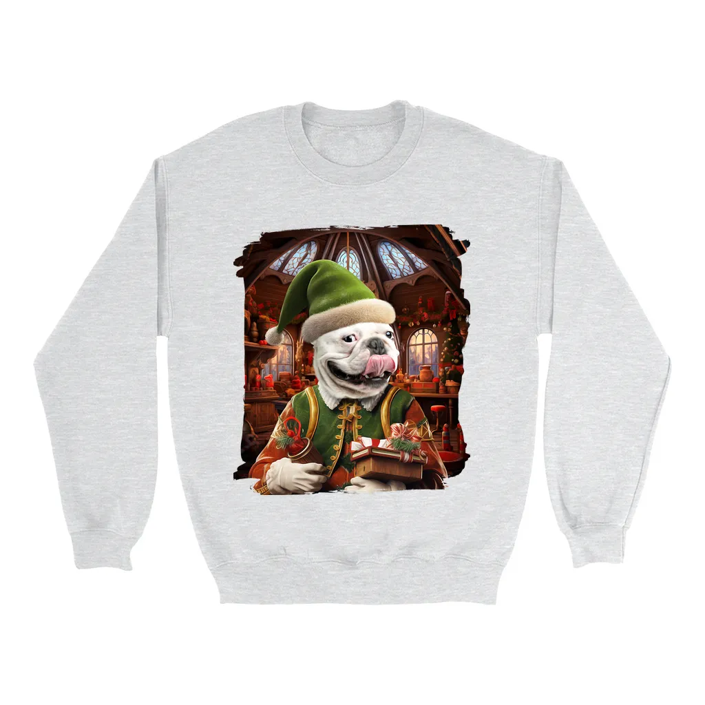 SANTA'S LITTLE HELPER 2 - Custom Pet Portrait Epic Sweatshirt