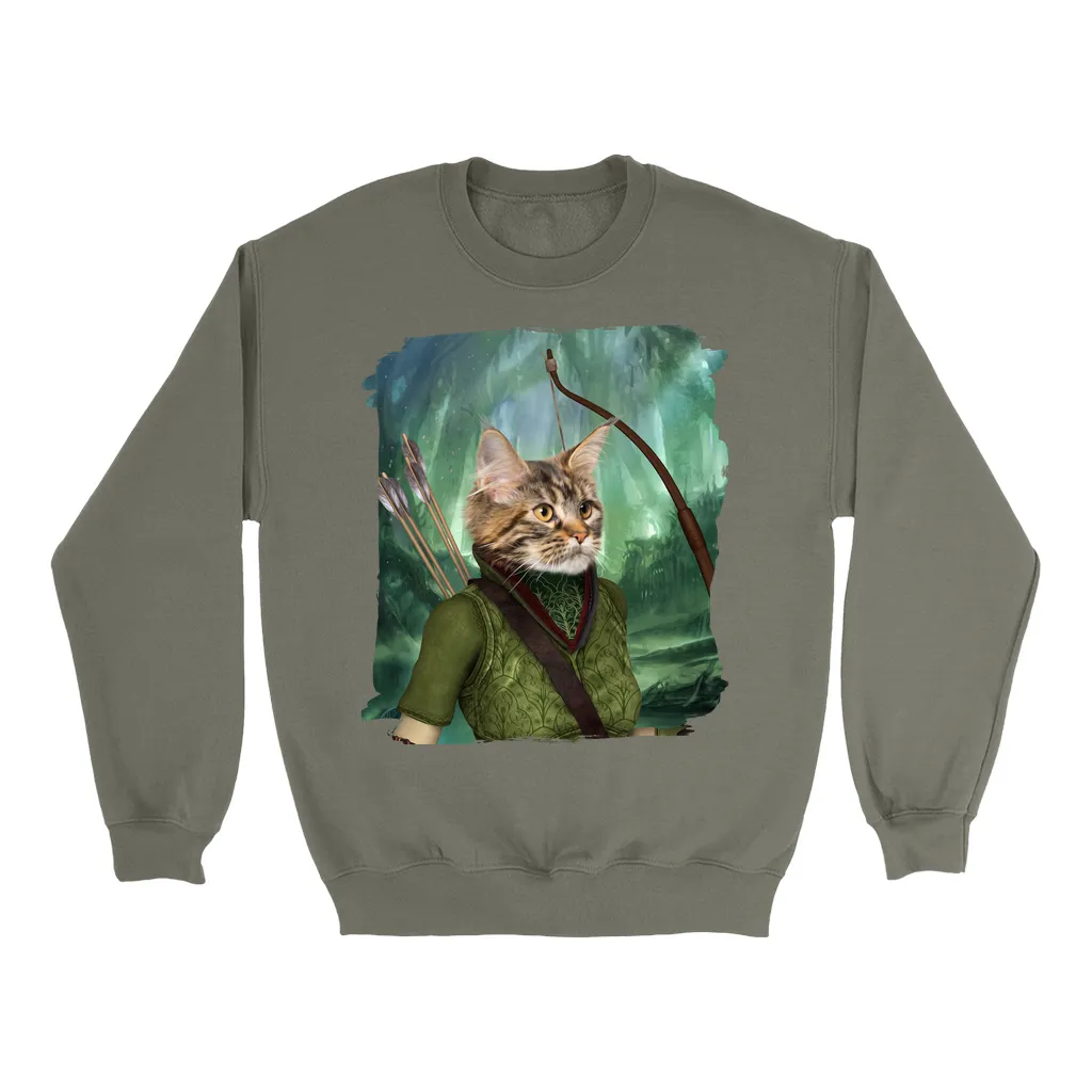 STRAIGHT SHOOTER - Custom Pet Portrait Epic Sweatshirt