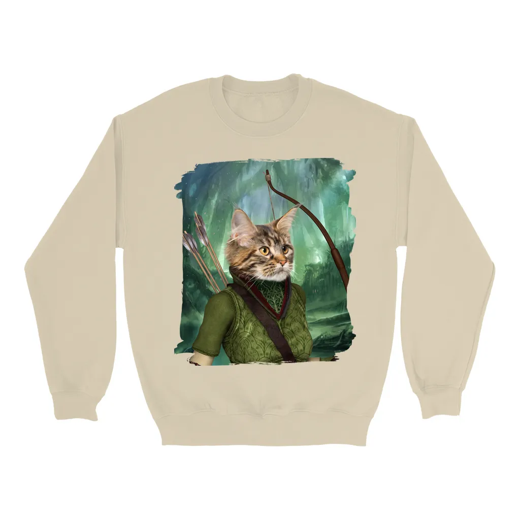 STRAIGHT SHOOTER - Custom Pet Portrait Epic Sweatshirt