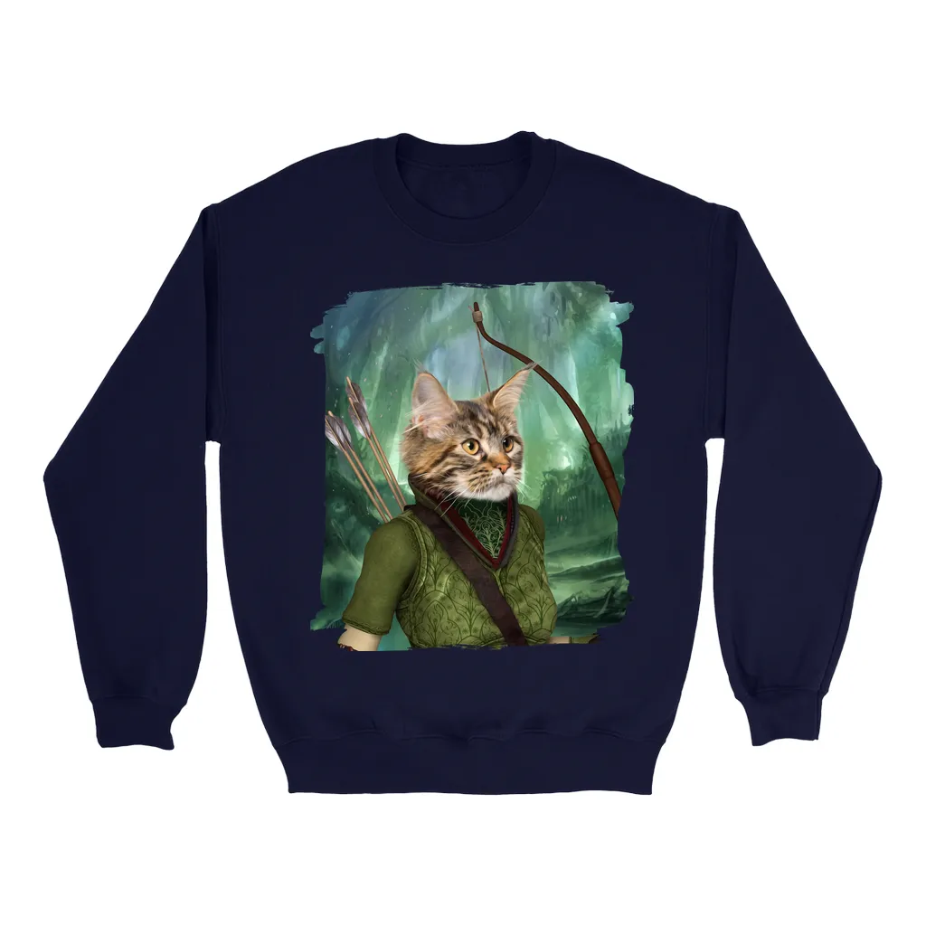 STRAIGHT SHOOTER - Custom Pet Portrait Epic Sweatshirt