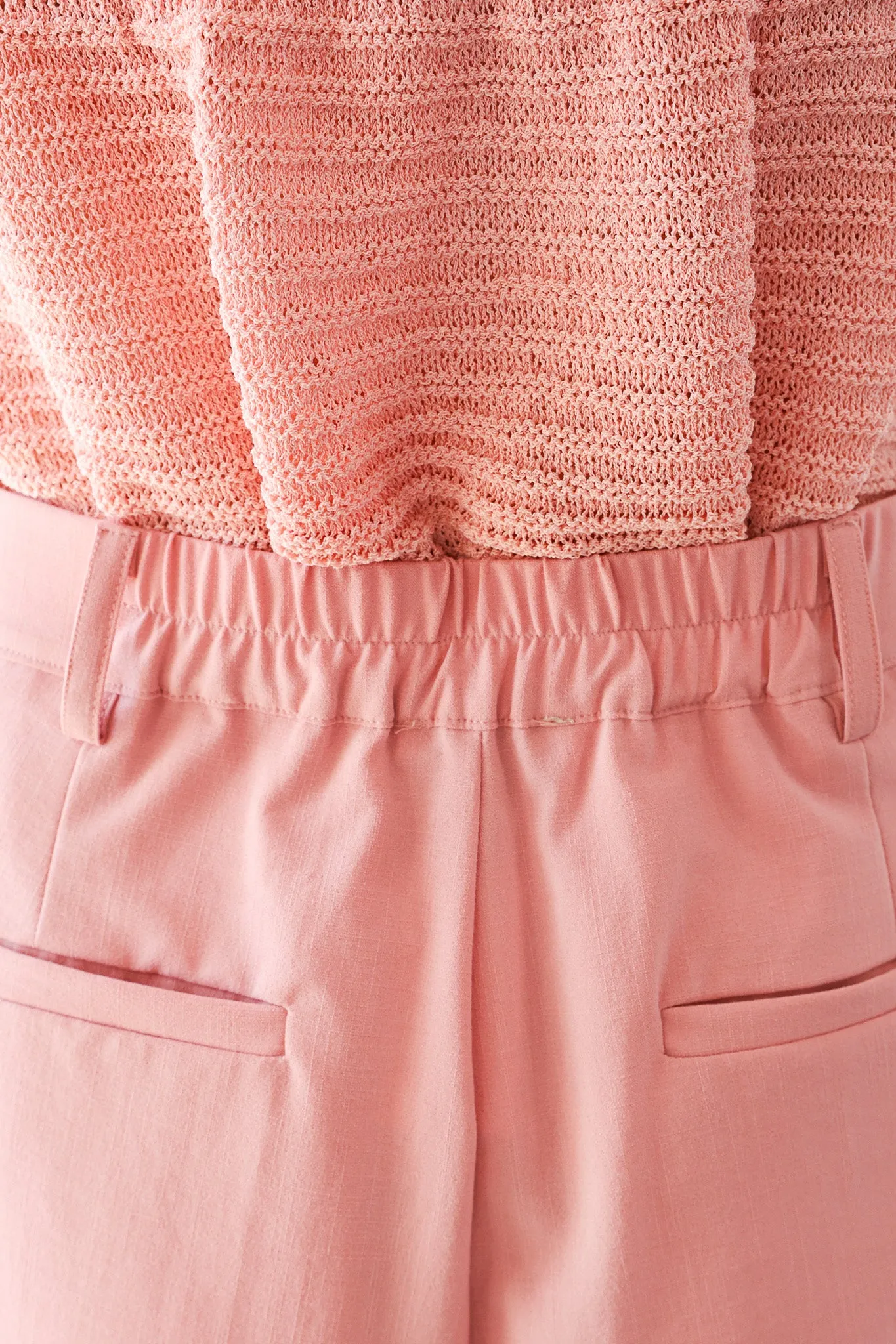 Tailored Dress Pants - Rose Quartz