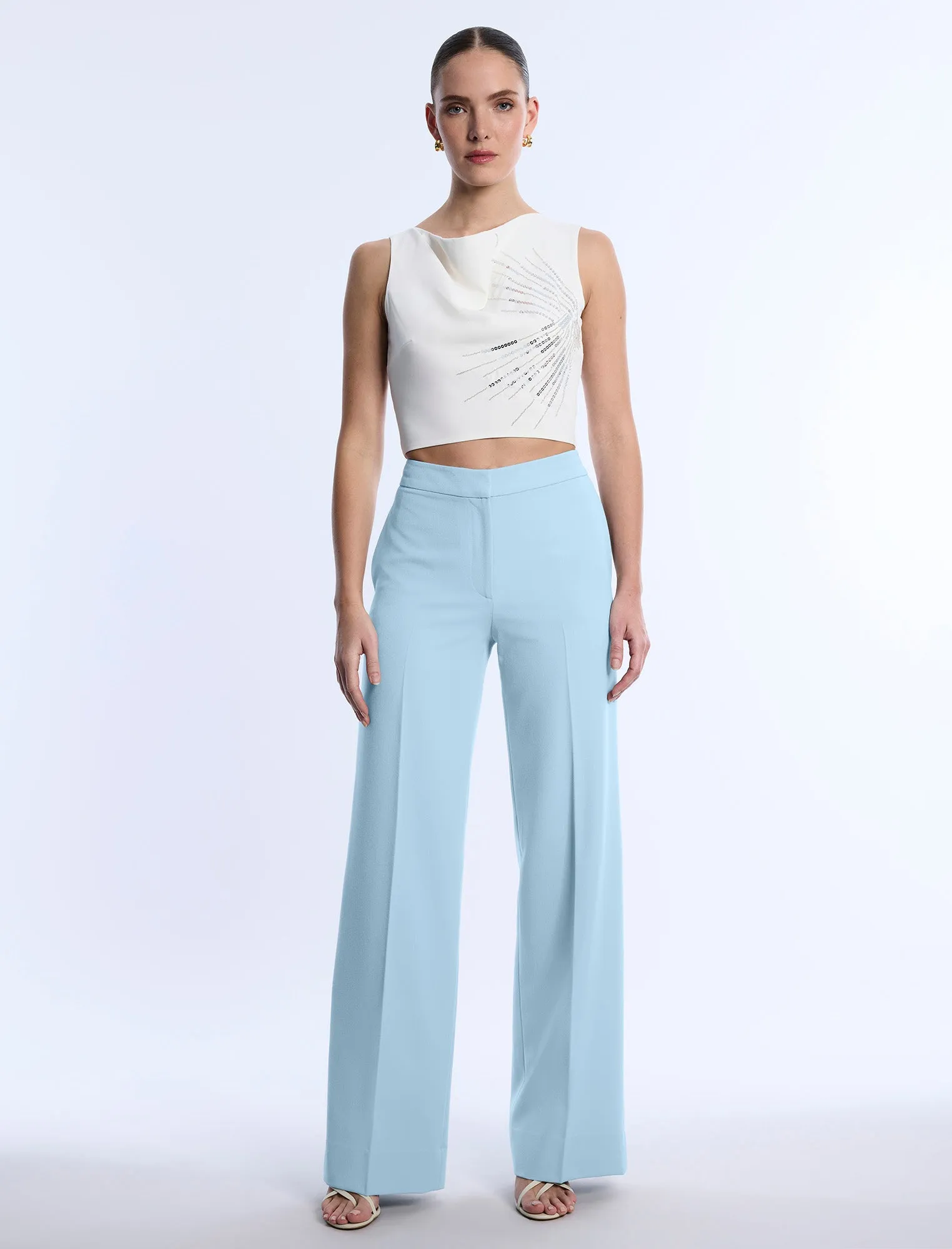 Tailored Straight Leg Pant