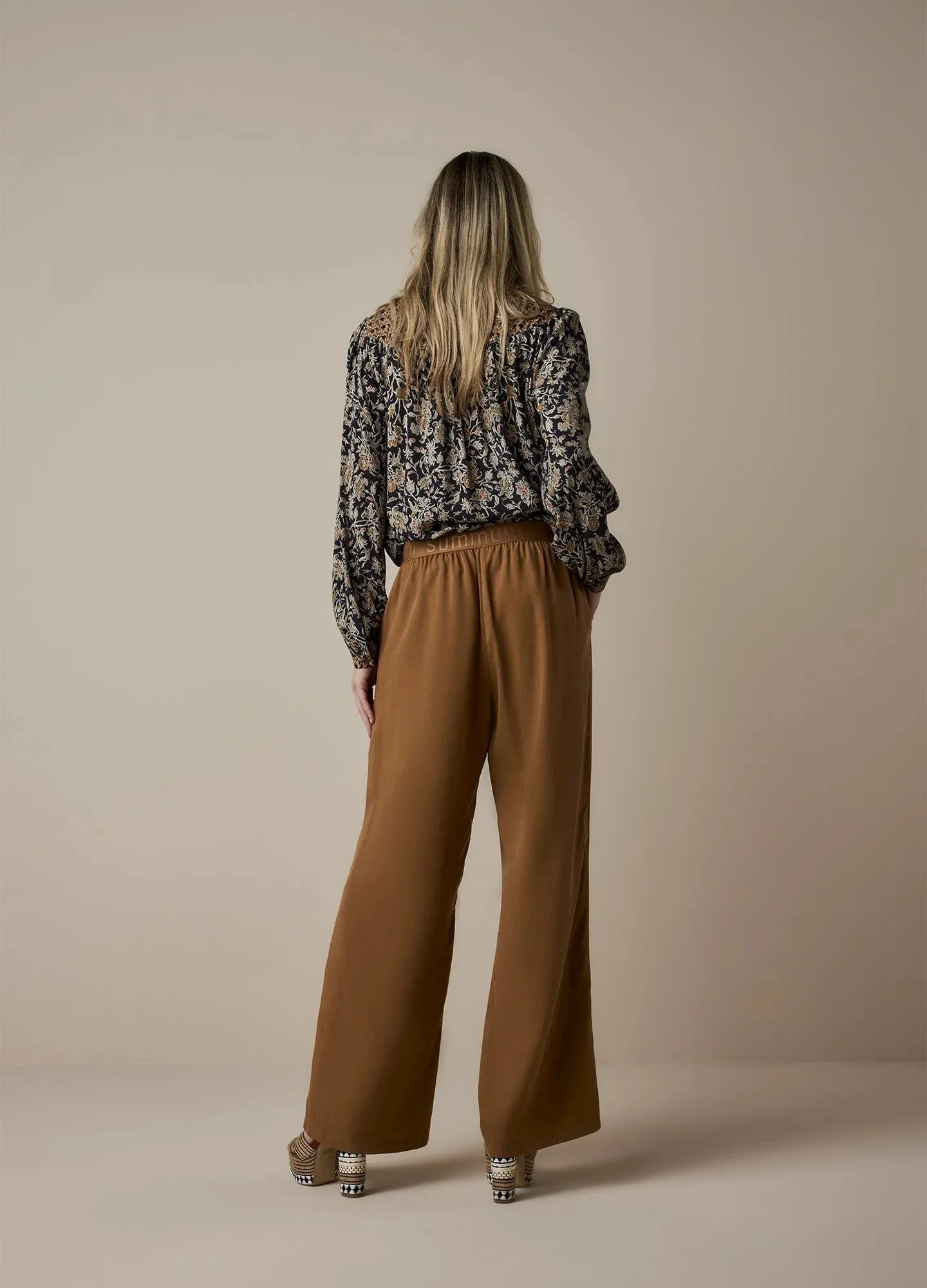 Tencel Trouser | Wood
