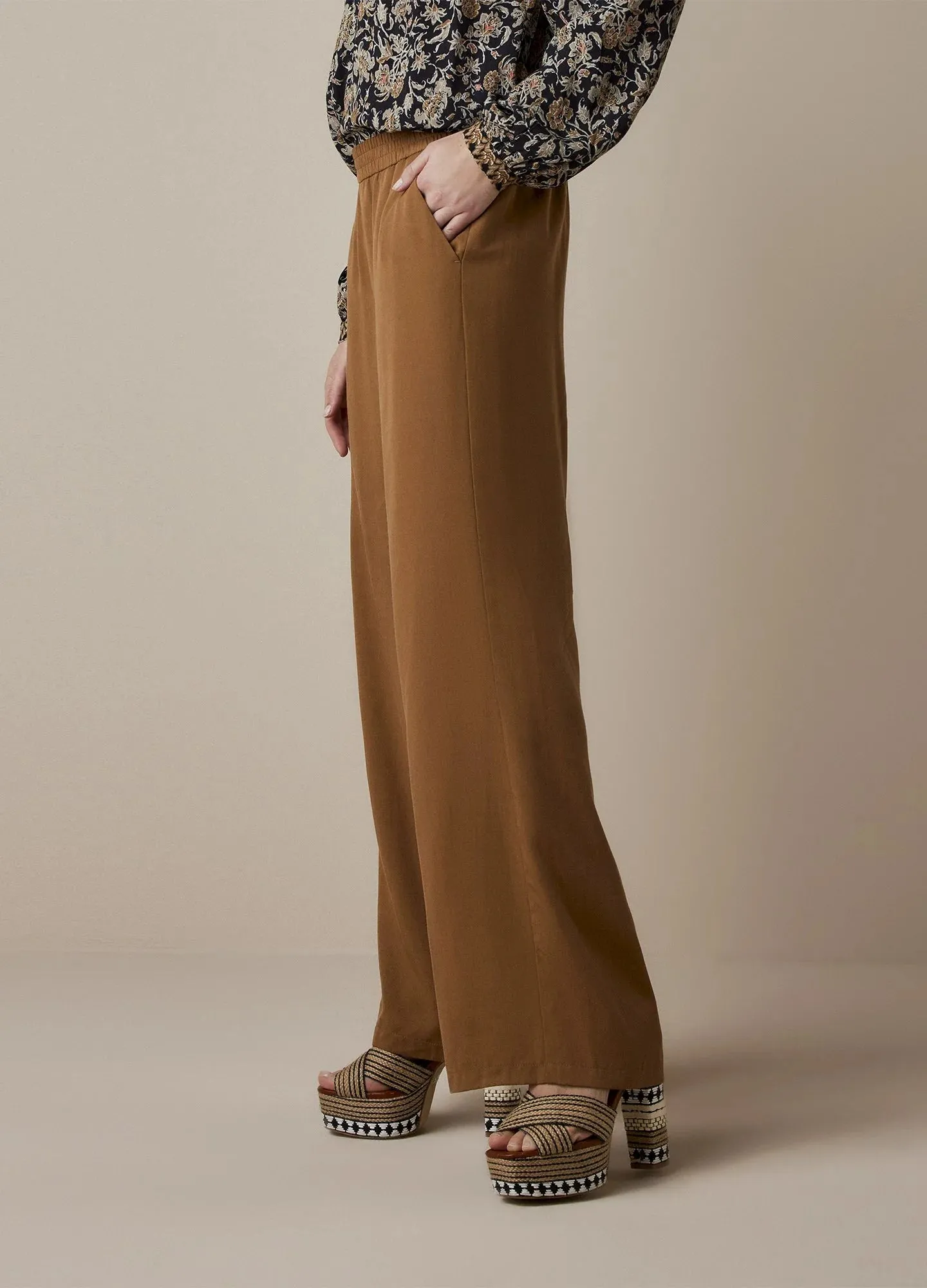 Tencel Trouser | Wood