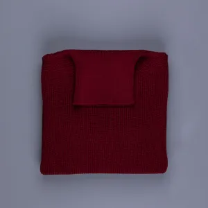 The Real McCoy's Fisherman's Turtle Neck Sweater Maroon