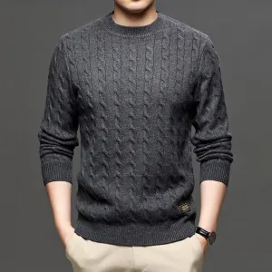 West Louis Fashion Knitted Jumper O-Neck Pullover Sweater