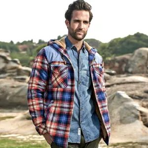 West Louis Fleece Pure Cotton Plaid Jacket