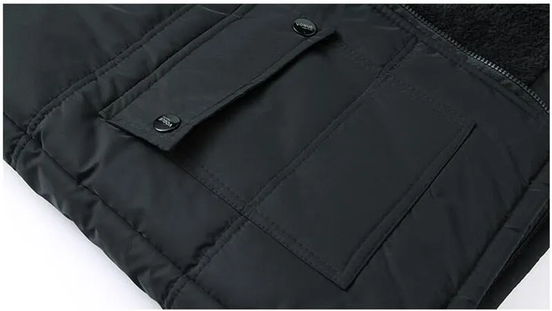 West Louis Warm Thick Cotton Parka Coat