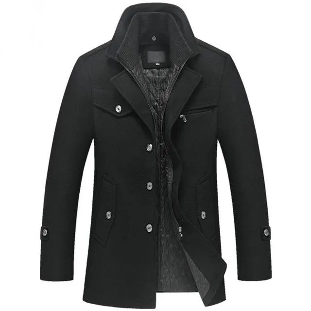 West Louis Winter Business-Man Thick Coat