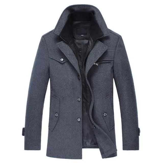 West Louis Winter Business-Man Thick Coat