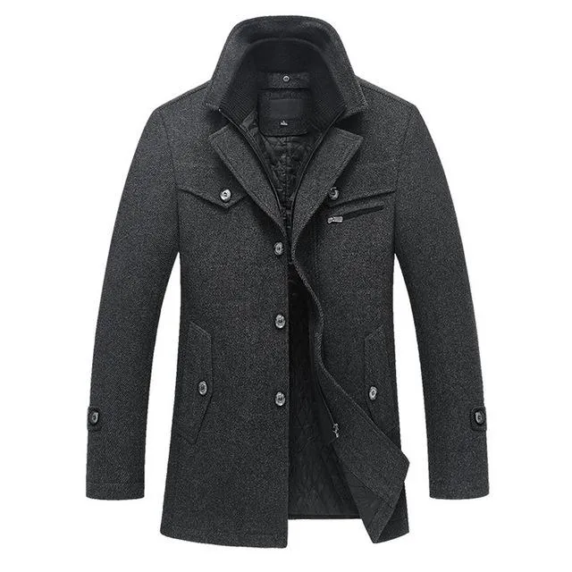 West Louis Winter Business-Man Thick Coat